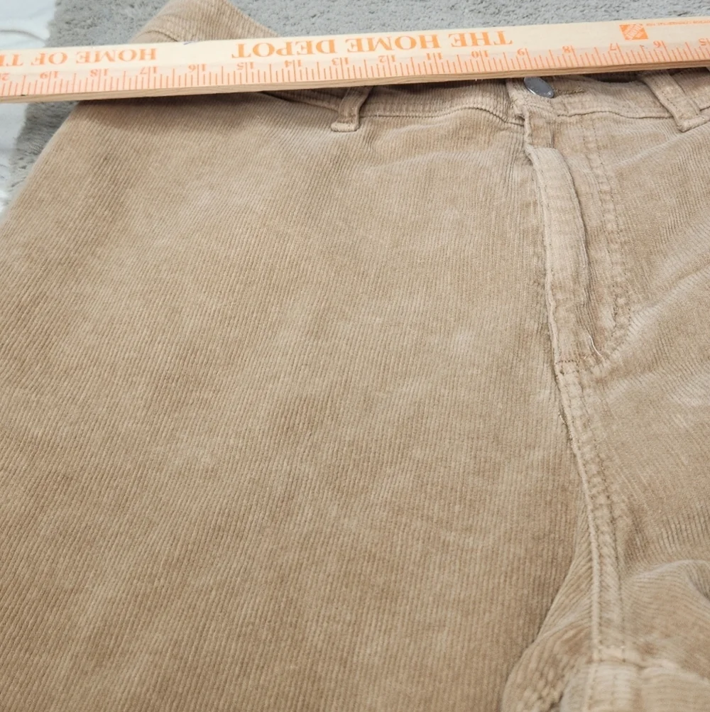 Women's High-Rise Corduroy Sailor Wide Leg Ankle Jeans Universal Thread Brown 17 - Picture 14 of 15
